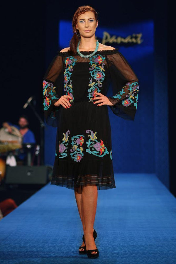 Rochie tull brodat  Liza Panait Liza Panait Online Boutique